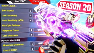 NEW Best Controller Settings In Season 20 Apex Legends [upl. by Primalia]