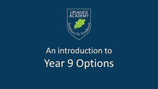 Year 9 into 10 Presentation Options 2024 [upl. by Morry]