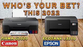 CANON G2020 amp EPSON L3210 PRINTER SPECIFICATIONS COMPARISON [upl. by Enovi]