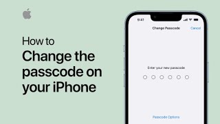 How to change the passcode on your iPhone iPad or iPod touch  Apple Support [upl. by Linetta138]