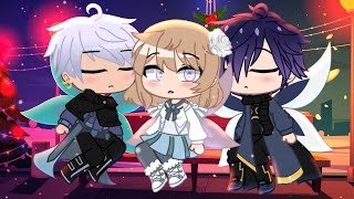 Wishing you a Fairy Christmas  Gacha Club  Kissing Under the Mistletoe  SeymDNA [upl. by Aicilaanna]