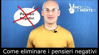 Come eliminare i pensieri negativi  Perle di Coaching [upl. by Nathaniel]