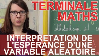 Interprétation de lespérance dune variable aléatoire  Le rappel de cours  Les Bons Profs [upl. by Ordnaxela]