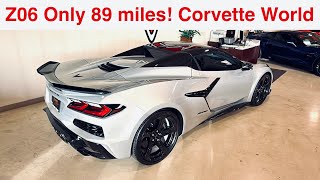 Z06 Only 89 Miles Corvette World [upl. by Joshia]