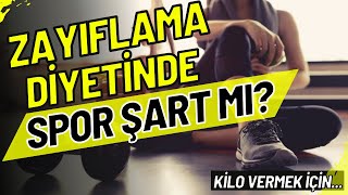 DİYETTE SPOR YAPILMALI MI  SPORUN DİYETTEKİ YERİ [upl. by Reede]