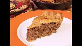 Tourtière Meat Pie Recipe • A Delicious Traditional Dish from Québec  Episode 179 [upl. by Suoivatnod902]