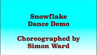 Snowflake  Line Dance Dance Demo [upl. by Gautier]