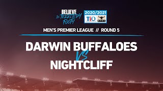 202021 TIO NTFL Men’s Premier League – Round 5 Darwin Buffaloes vs Nightcliff [upl. by Ahsikahs]