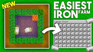 Iron Farm Minecraft Bedrock 121 Tutorial MCPEXboxPS4Nintendo SwitchWindows10 [upl. by Akkire]