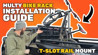 MULTY® Bike Rack System Assembly amp Installation TSlot Rail Mount [upl. by Gavrila]