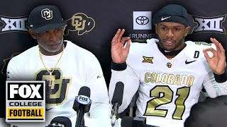 Postgame Interview Deion Sanders amp Shilo Sanders on Colorado’s DOMINANT win vs Arizona [upl. by Ardeth]