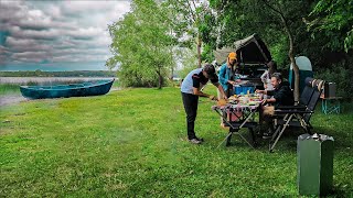 Göl kıyısında bilgincampers ailesi ve çok sevdiğim timnivreskala kardeşim ile kamp [upl. by Shandeigh]