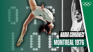 Nadia Comăneci 🤸🏼‍♀️  All seven perfect 🔟s at Montreal 1976 [upl. by Tubb376]