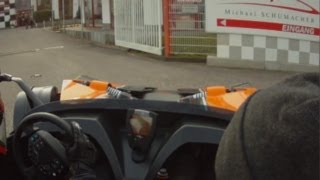 KTM XBow cruising to Michael Schumacher Kartcenter [upl. by Blancha]