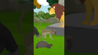 Sust Kachua  One Minute Story  Cartoon Animal cartoon [upl. by Haze]