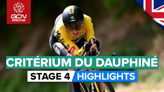 First Test For The GC Contenders  Critérium Du Dauphiné 2023 Highlights  Stage 4 [upl. by Namzed]