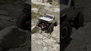 Dropping things out the back 😆 wplc24 rctruck rcoffroad rcrockcrawler rclife rcadventure [upl. by Wojak]