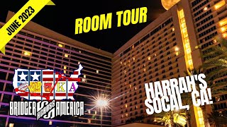 Harrahs Resort Southern California CA South Tower King Suite 19013 Room Tour 26th June 2023 [upl. by Ines]