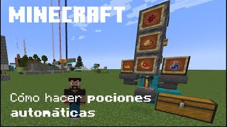 Cómo hacer pociones automáticas en Minecraft [upl. by Fowkes829]