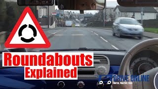 Roundabouts Driving Lesson  How To Negotiate Roundabouts Top Tips [upl. by Isdnil]