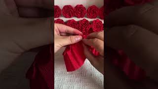 DIY crepe paper flowers handmade handmadegifts flowers gift paper rose handmadecraft craft [upl. by Anen234]