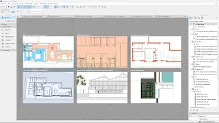 ARCHICAD  Lezione 21  Viste Progetto Piante Sezioni Prospetti Dettagli Pennini Spessori [upl. by Reiko]