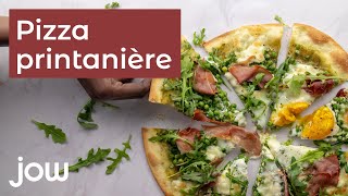 Recette de la pizza printanière [upl. by Aleksandr32]