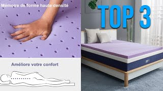 TOP 3  Meilleur Surmatelas 2020 [upl. by Nnayllas]