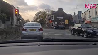 chadderton practical driving test route 03 with pupil [upl. by Ecirtra]