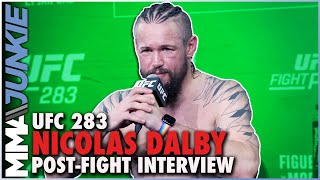 Nicolas Dalby Had A Good Feeling Split Decision Would Go His Way  UFC 283 [upl. by Robertson]