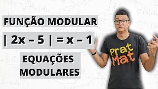 EQUAÇÃO MODULAR COMO RESOLVER FUNÇÃO MODULAR 3 DE 6 [upl. by Grenier]