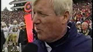 2000 GTUGA George OLeary Halftime Interview [upl. by Enaxor699]