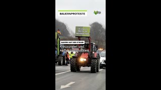 Bauernproteste im Vogtland Kreuzungen und Auffahrten blockiert  VTV [upl. by Relda20]