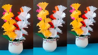 DIY Room Decor ideas  Paper Flower wall Decoration Easy and Unique [upl. by Jacobson457]