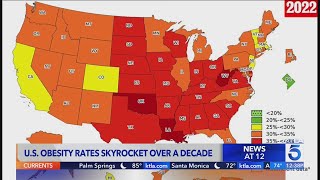 Obesity rates skyrocket in US [upl. by Airom762]