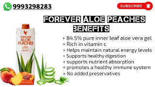 Forever Aloe Peaches  Benefits in full detail 2024 [upl. by Ihab]