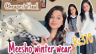 Cheapest Meesho Trendy Winter Wear Haul Sweatshirt Hoodie Jumper Haul The Touchupgirl [upl. by Endres977]