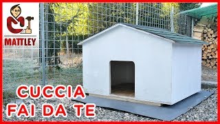 FAI DA TE  Come costruire una cuccia per cani in legno coibentata [upl. by Ehlke838]