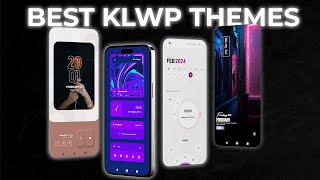 8 Best KLWP Themes of 2024  Simple Themes for Android [upl. by Reh]