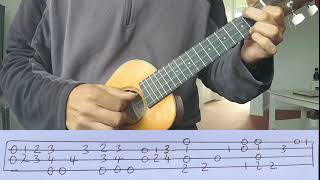 Hawaiian Style Ukulele Fingerstyle Tutorial With Tab [upl. by Martha]