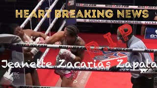 18yearold boxer dies after match in MontrealMexican boxer Jeanette Zacarias Zapata was knocked… [upl. by Nabila]