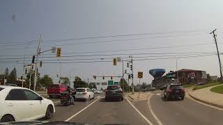 Driving Around Fredericton New Brunswick  Canada [upl. by Inhsor]