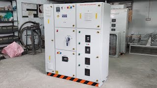 Main Distribution Control Panel 80kw load for Villa with ATS and Servo Bypass Switch [upl. by Koal]