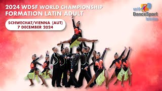 2024 WDSF World Formation Latin Schwechat  Vienna [upl. by Nnuahs]