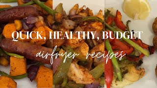 Three airfryer recipes  quick budget healthy [upl. by Call46]