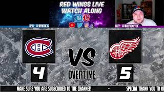 Red Wings vs Canadiens Watch Along [upl. by Rexford]