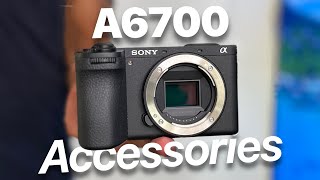 Sony A6700 Best Accessories DJI Mic Best Lenses and More [upl. by Lorrin]