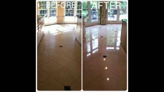 1 Natural Stone Care amp Restoration Company in MDDCVA Floor Finished flooring Terrazzo Grout [upl. by Jenelle245]