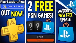 Tons of FREE PSN Stuff NEW Free PS Plus DAY 1 Game OUT NOW 2 Free Games  Awesome Free Game Update [upl. by Stolzer]