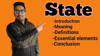 state and its essential elements what is state what are the essential elements of the statestate [upl. by Swetiana]